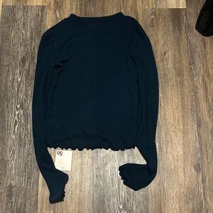 Navy blouse